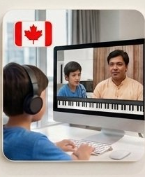 Canada students in live online Carnatic and Hindustani classes